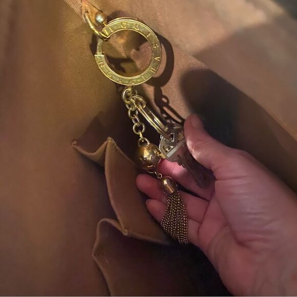 Louis Vuitton Gold Porte Cles Swing Tassel Bag Charm - Picture 10 of 14